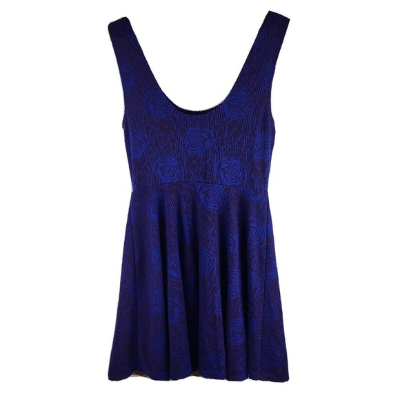 Free People Size M Blue Rock Princess Beaded Dress - Picture 4 of 7